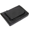 Кожаная мужская сумка GRANDE PELLE горизонтальная (GP0437black)